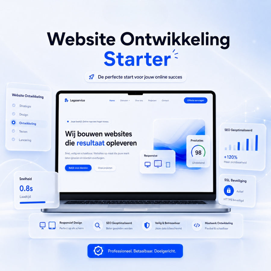 Website Ontwikkeling Starter van Ligaservice