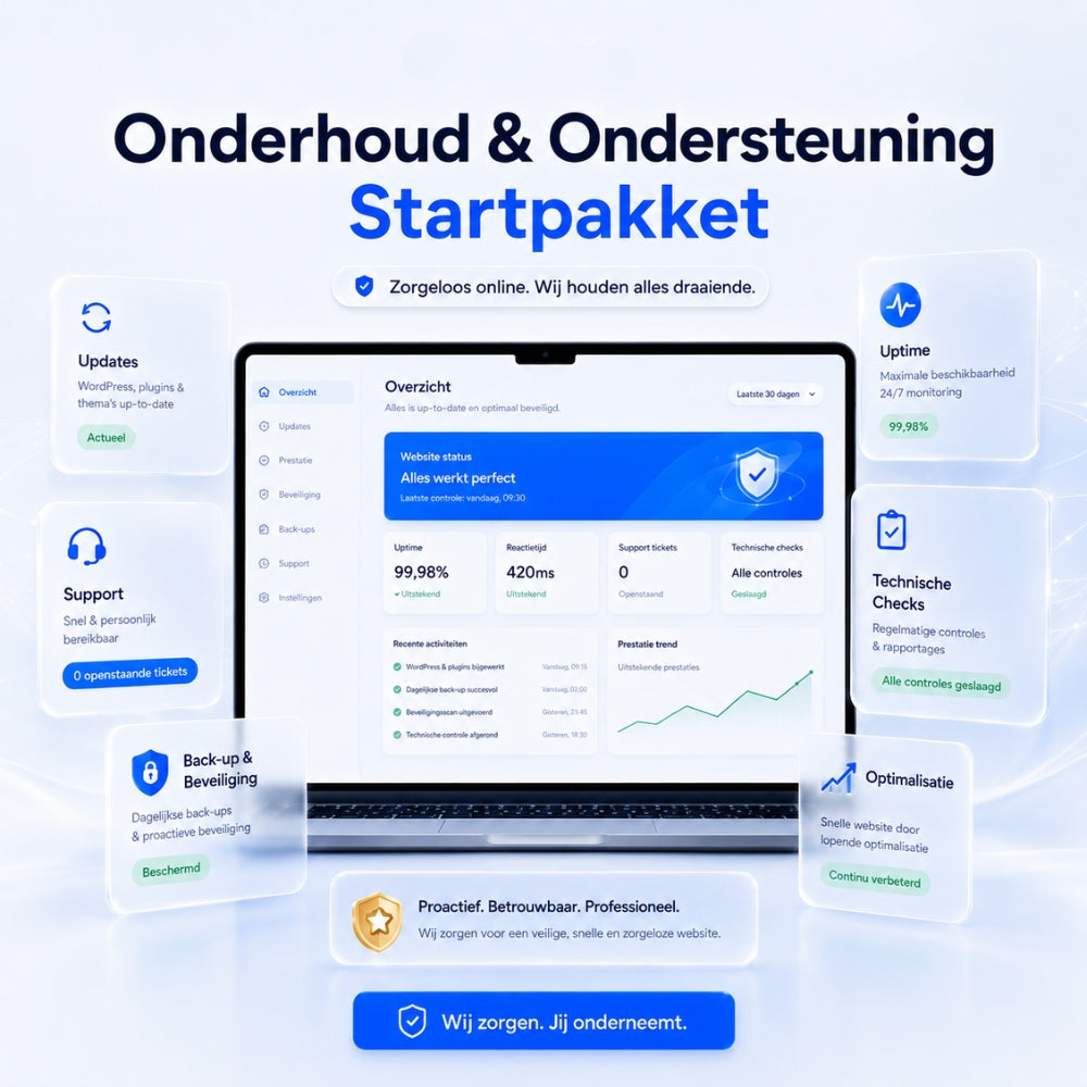 Onderhoud & Ondersteuning Startpakket